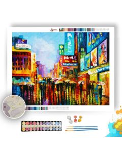 LIGHTS OF DOWNTOWN - Paint By Numbers Full Kit