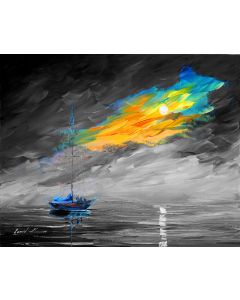 LONELY SAILING FOREVER B&W