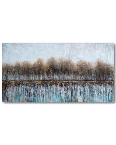 Trees in haze
