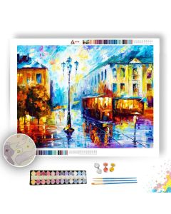 RAINY OLD STREET - Paint By Numbers Full Kit