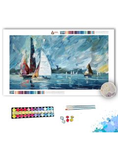 SAILING REGATTA - Paint By Numbers Full Kit