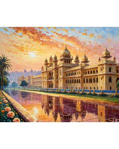 Golden Haze at Mysore