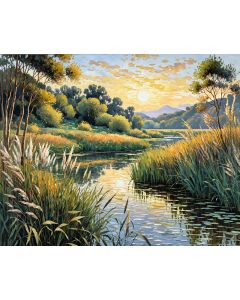 Sunlit Reeds