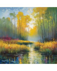 Sunlit Waterway