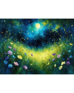 Midnight Magic Among the Blossoms