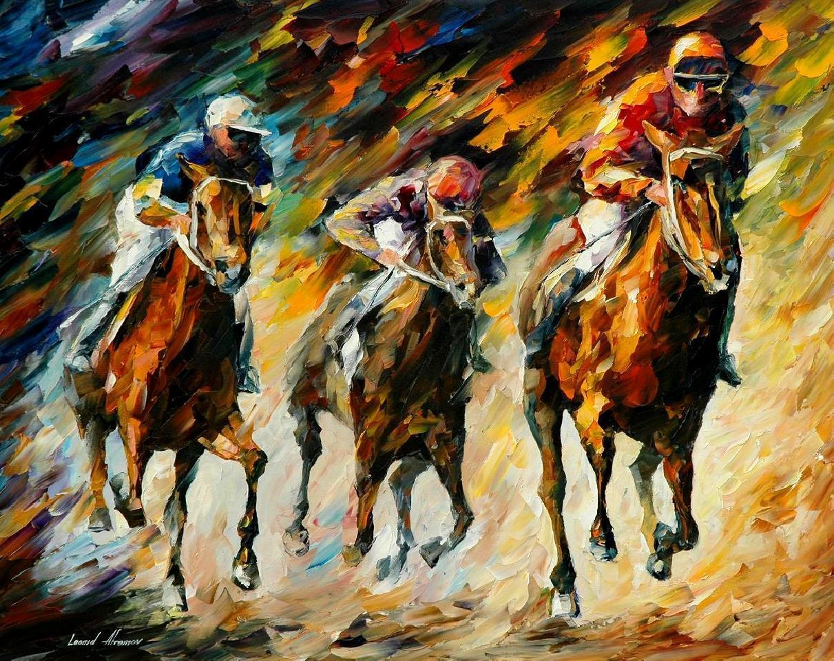famous horse rider paintings