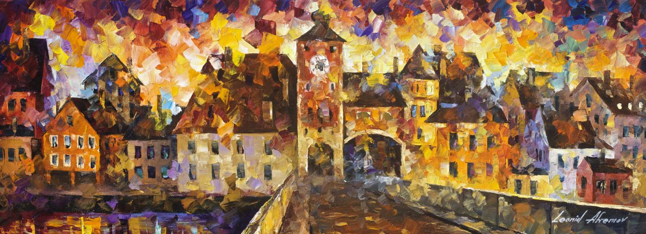 THE CITY OF HIDDEN DREAMS — PALETTE KNIFE Oil Painting On Canvas By ...