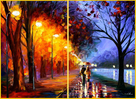 HARMONY — Pintura Al Óleo con Espátula por Leonid Afremov