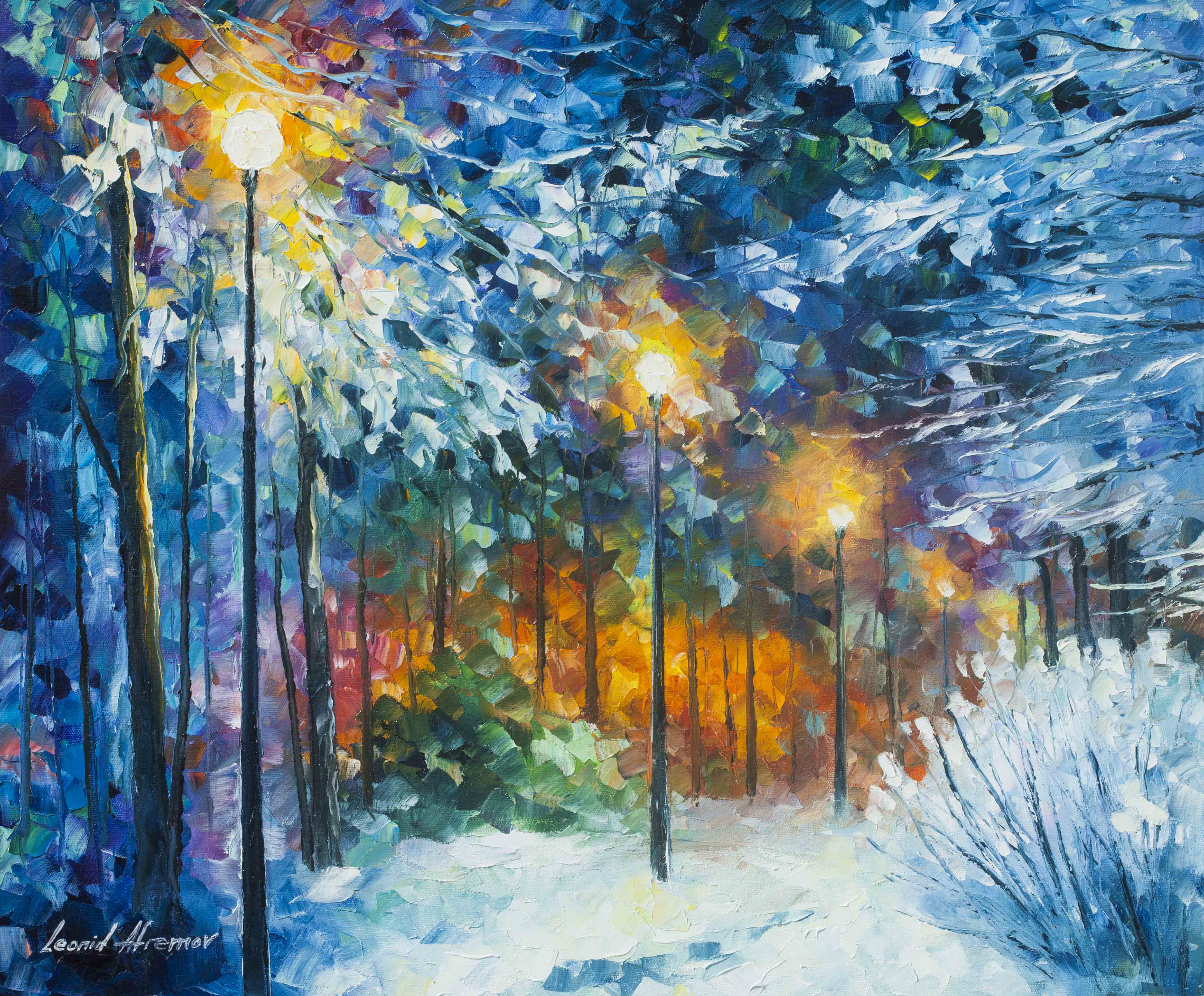 Snow Painting – Art at the Start